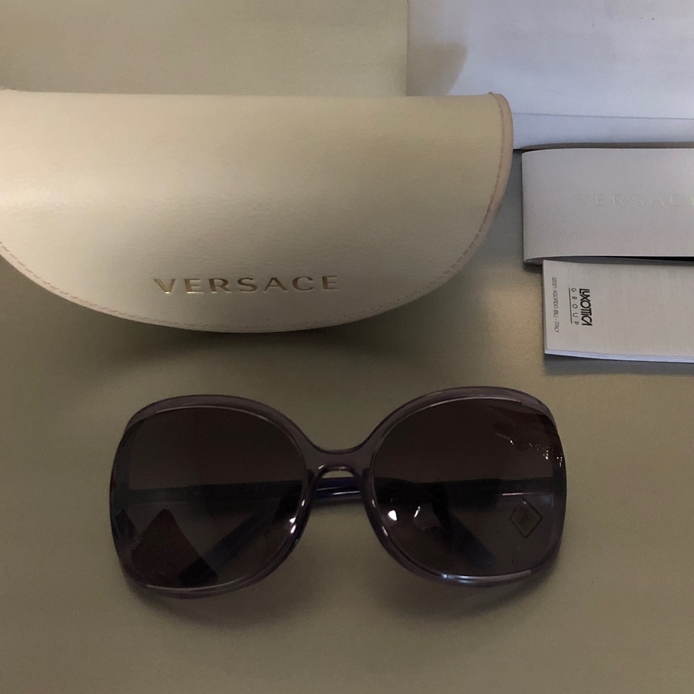 Versace purple sunglasses